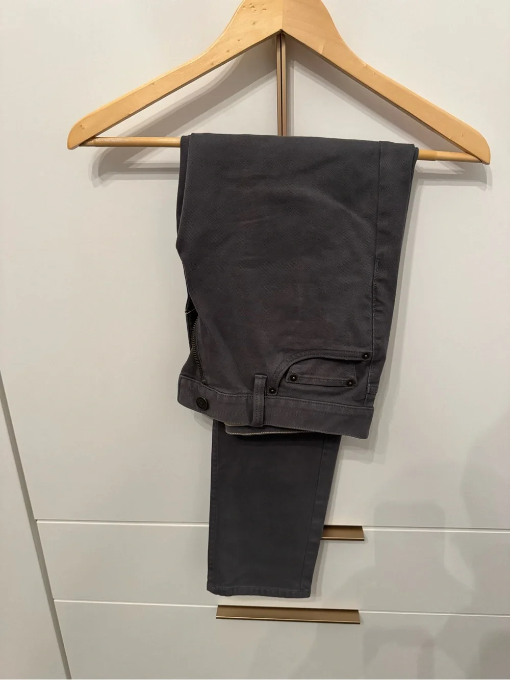 Banana Republic Men's Charcoal Gray Chinos